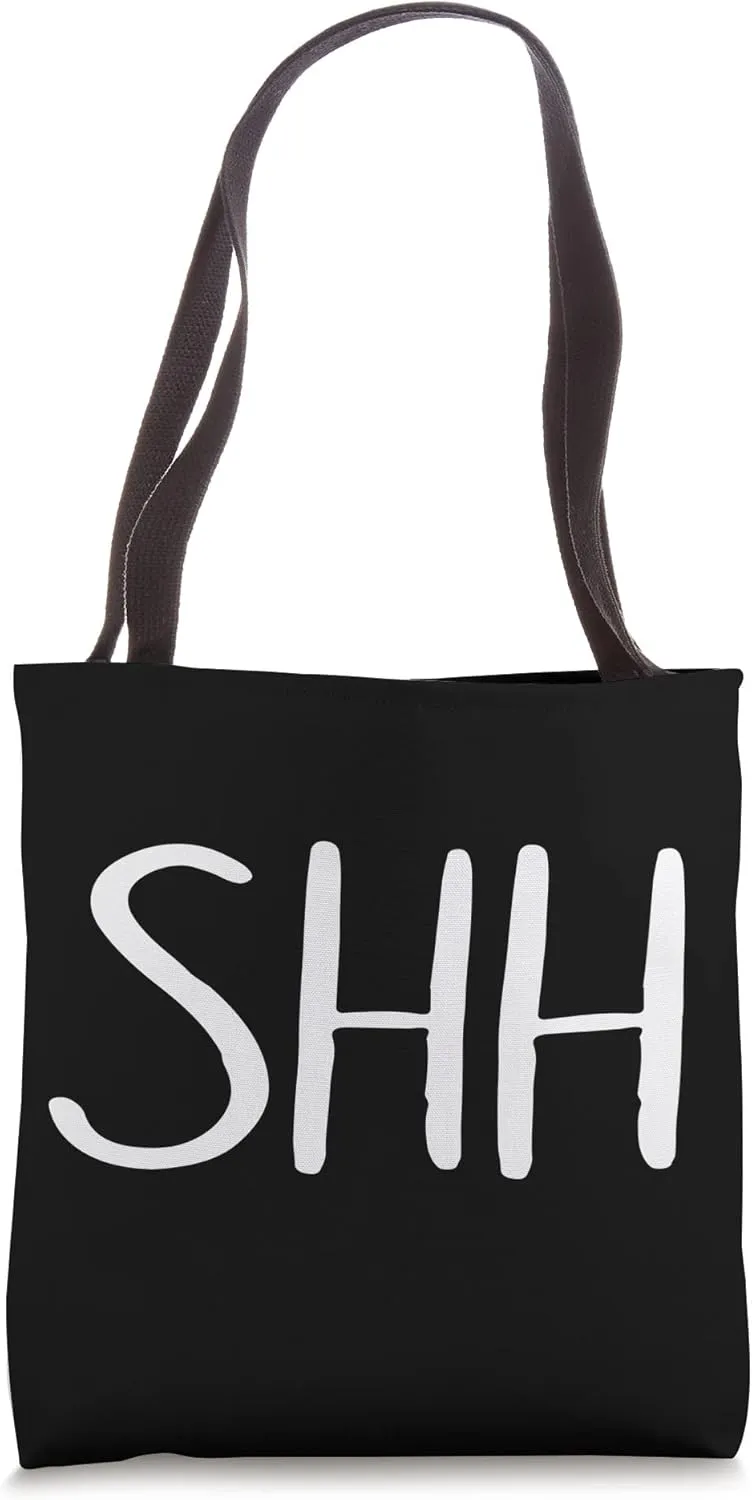 Shh… Silence, Tranquility Peace Meditation Tote Bag