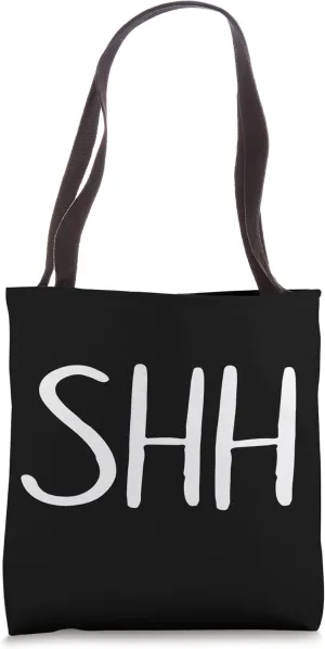 Shh… Silence, Tranquility Peace Meditation Tote Bag