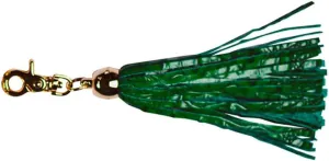 Signature for Women's Purses Large Emerald Leather Tassel Keychain Italian Designer Handbag Accessory