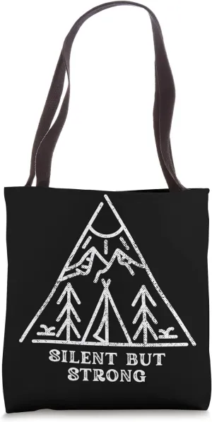 Silent But Strong - Deaf Culture And American Sign Language Tote Bag