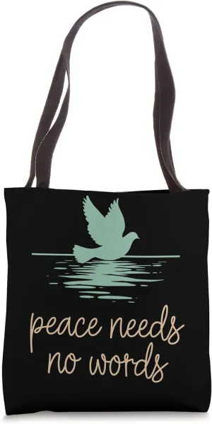 Silent Retreat Participants Mindfulness Practice Inner Peace Tote Bag