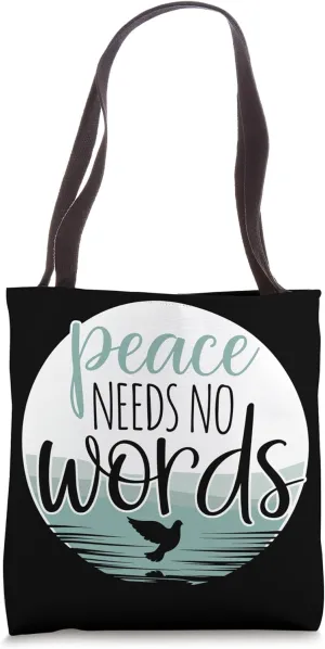 Silent Retreat Participants Mindfulness Practice Inner Peace Tote Bag