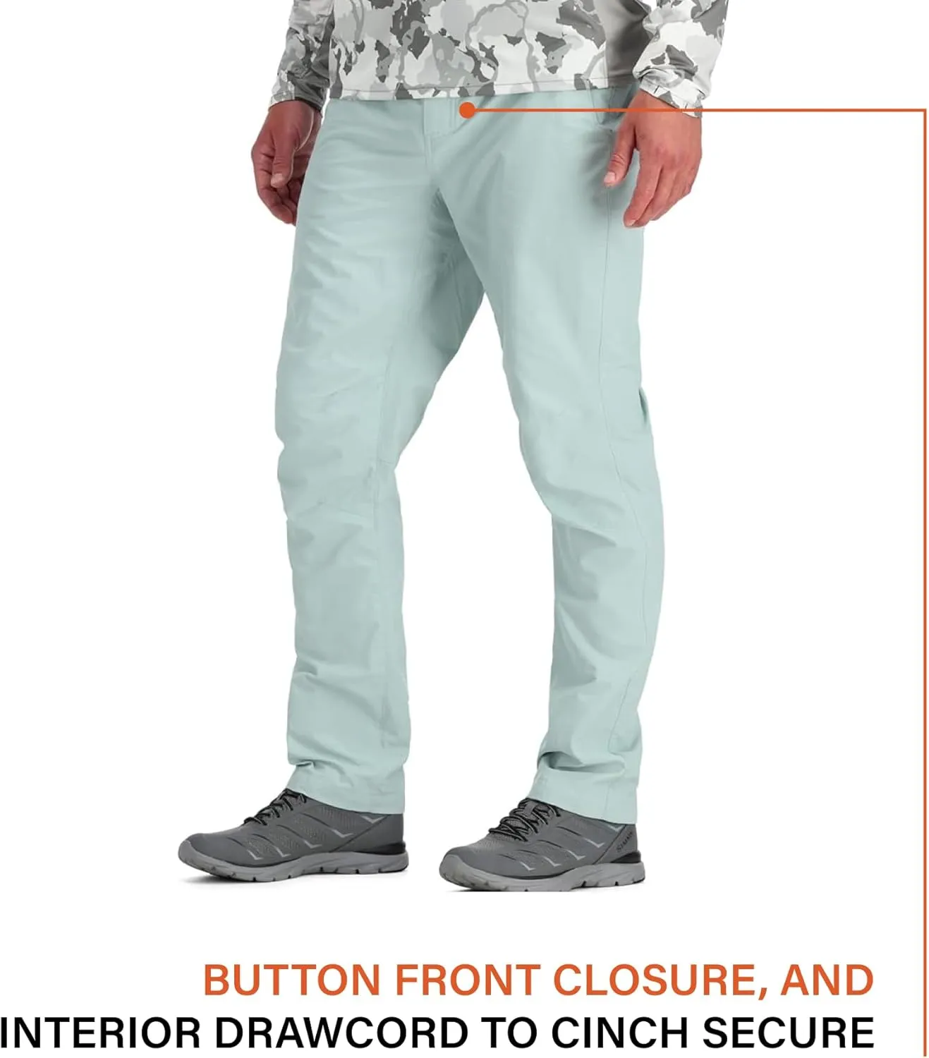 Simms Men's Superlight Pant - Premium Lightweight Fishing Pants, Quick-Dry, Breathable, UPF 50  Sun Protection