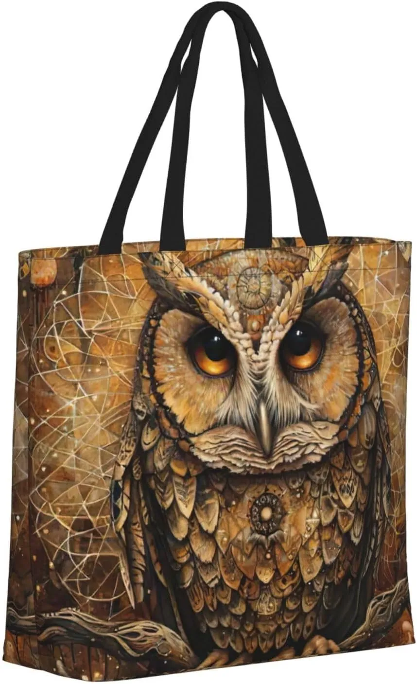 Small Rainbow Print Tote Bags Reusable Grocery Bag Shoulde Bag Handbag For Office Shopping Travel Women Casual Work