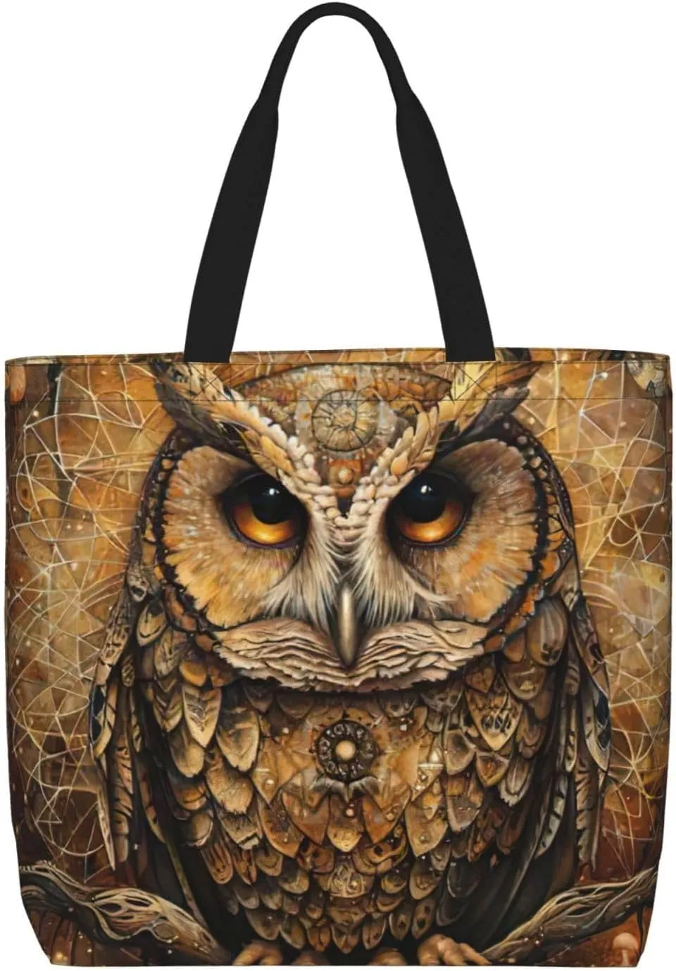 Small Rainbow Print Tote Bags Reusable Grocery Bag Shoulde Bag Handbag For Office Shopping Travel Women Casual Work