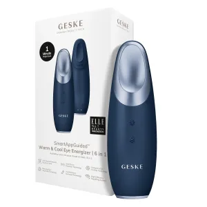 SmartAppGuided™ Warm & Cool Eye Energizer | 6 in 1 | Heated Eye Massager | Combat Dark Circles & Under-Eye Bags | Refresh Droopy Eyelids | Anti-Stress & Relaxation | Sonic Massaging