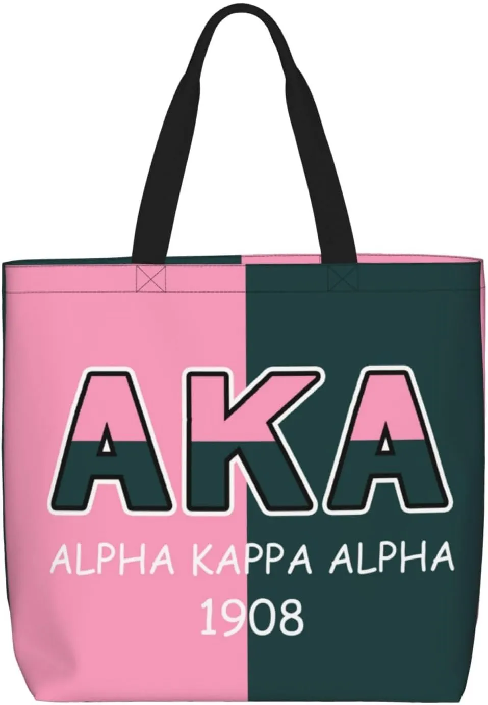 Sorority Gifts Canvas Tote Bag Reusable Shopping Tote for Women Travel Work Beach Bag Grocery Bags