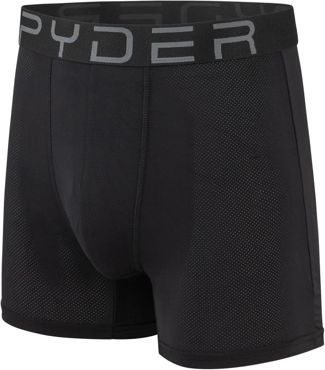 Spyder Mens Boxer Briefs Performance Nylon Mesh Sports Underwear
