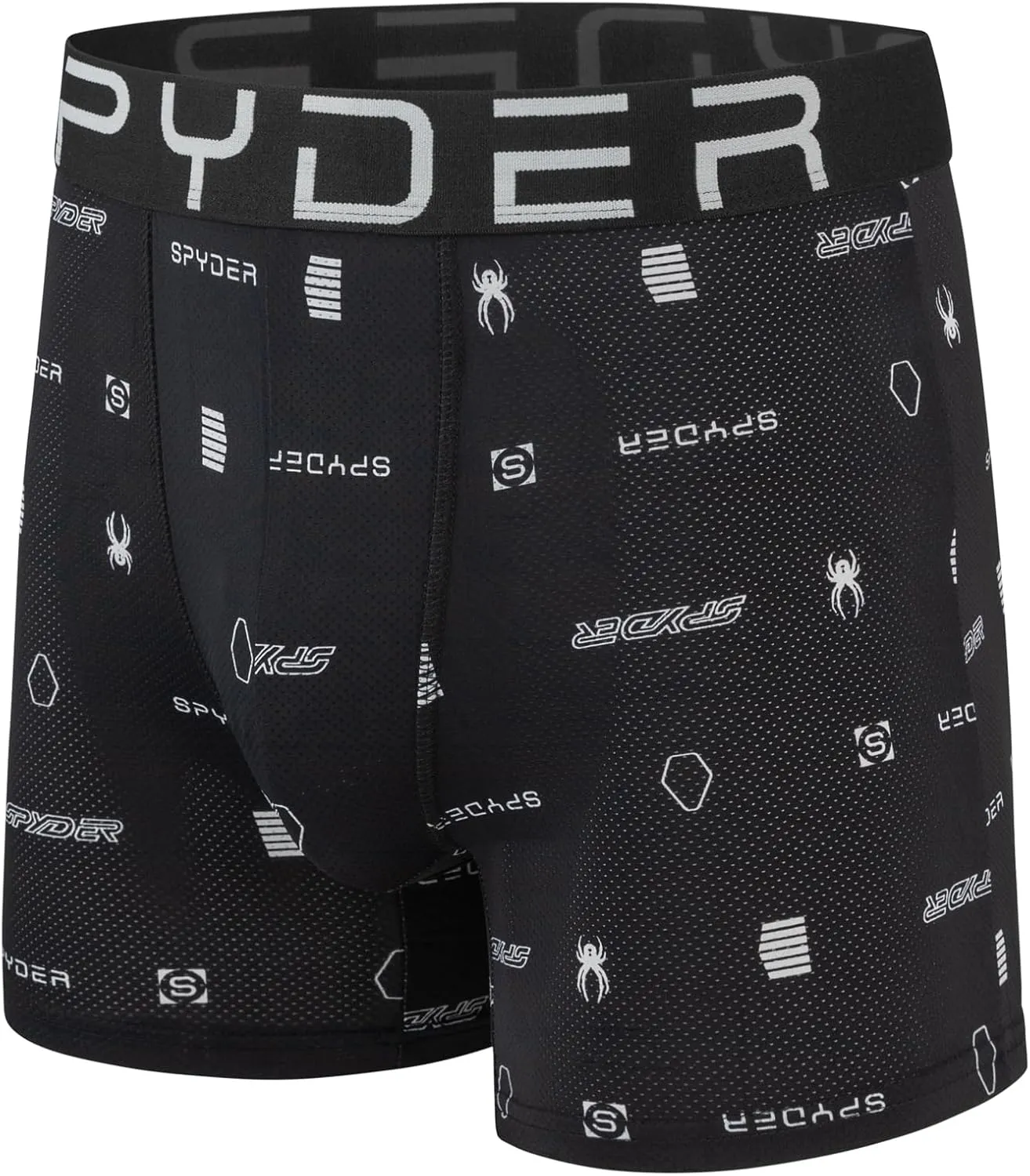 Spyder Mens Boxer Briefs Performance Nylon Mesh Sports Underwear