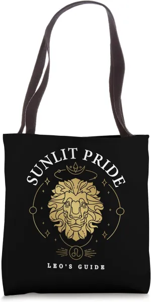 Sunlit Pride Leo's Guide | Zodiac Sign Leo | Horoscope Tote Bag