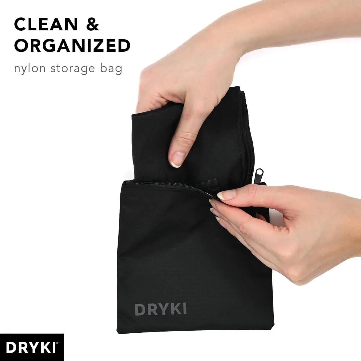 Sweat Absorbing Handkerchiefs - The Original Quick-Dry Microfiber Sweat Rags & Towels for Face, Hands, & Body - Perfect for Gym, Sports, and Work (Black: 5 Pack   Free Bag)