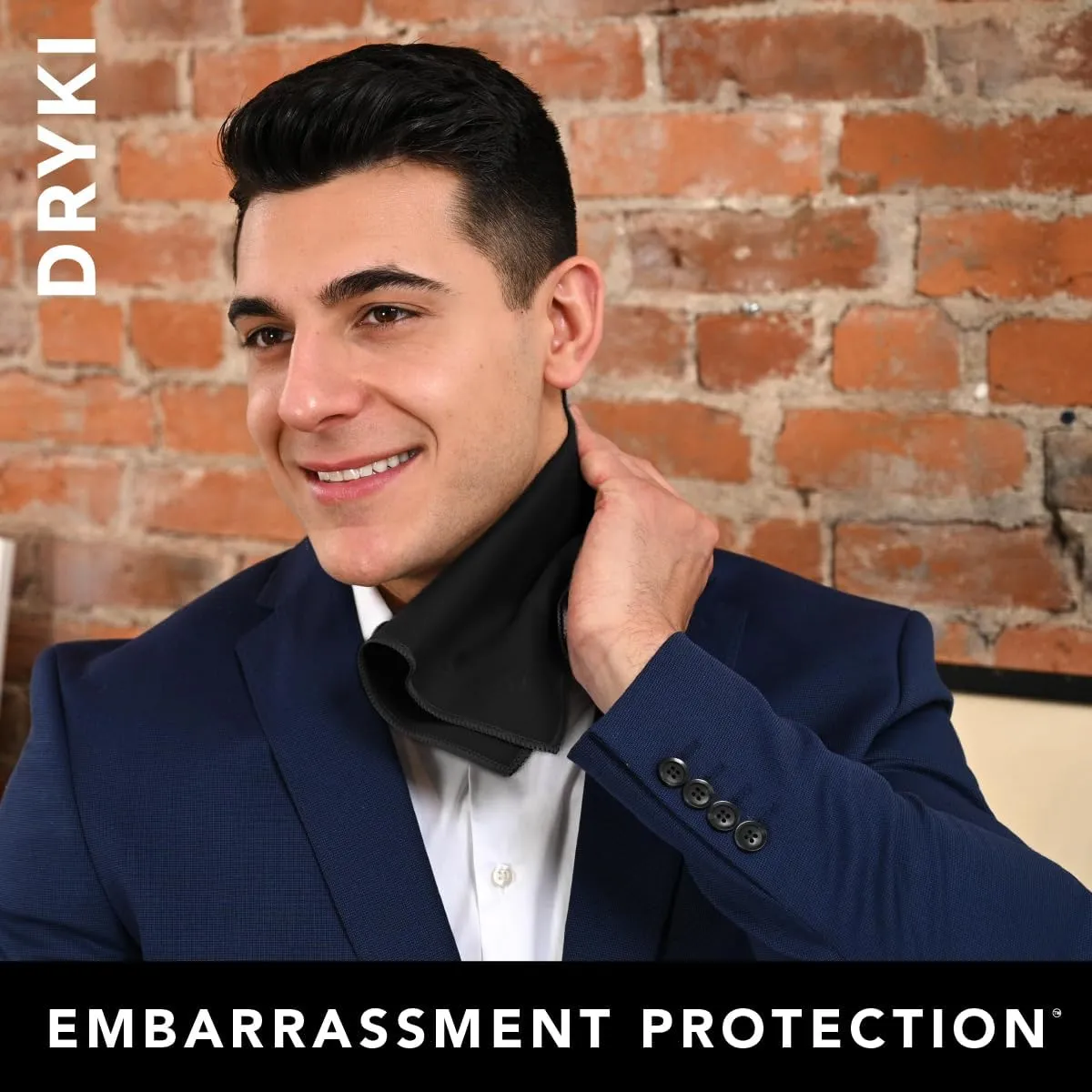 Sweat Absorbing Handkerchiefs - The Original Quick-Dry Microfiber Sweat Rags & Towels for Face, Hands, & Body - Perfect for Gym, Sports, and Work (Black: 5 Pack   Free Bag)