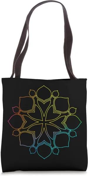 Symbolism & Spiritual Mandalas Inception Rainbow Tote Bag