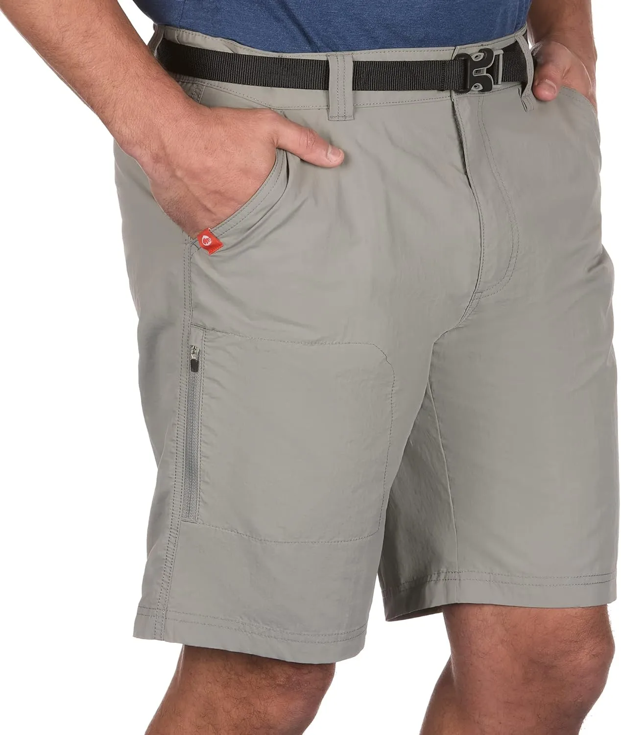 The American Outdoorsman Mens Hiking Shorts with Built-in Belt Ideal for All Outdoor Activity