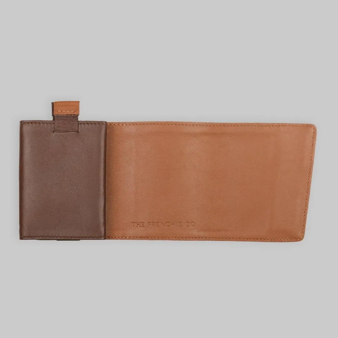 The Frenchie Co. Speed Wallet Mini, Ultra-Slim RFID Blocking Card Holder, Minimalist Front Pocket Wallet for Men & Women, Made of Full-Grain Italian Leather