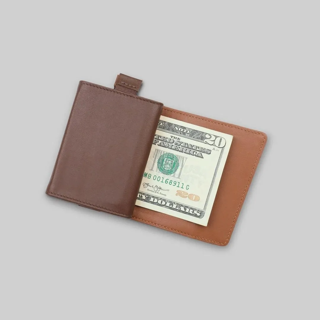 The Frenchie Co. Speed Wallet Mini, Ultra-Slim RFID Blocking Card Holder, Minimalist Front Pocket Wallet for Men & Women, Made of Full-Grain Italian Leather