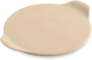 The Pampered Chef Medium Round Stone with Built in Handles on the Sides