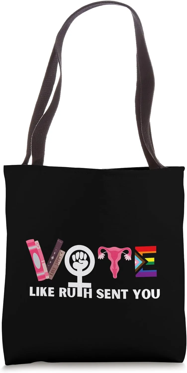 This Vote Like Ruth Sent You feminist Reproductive Rights Tote Bag