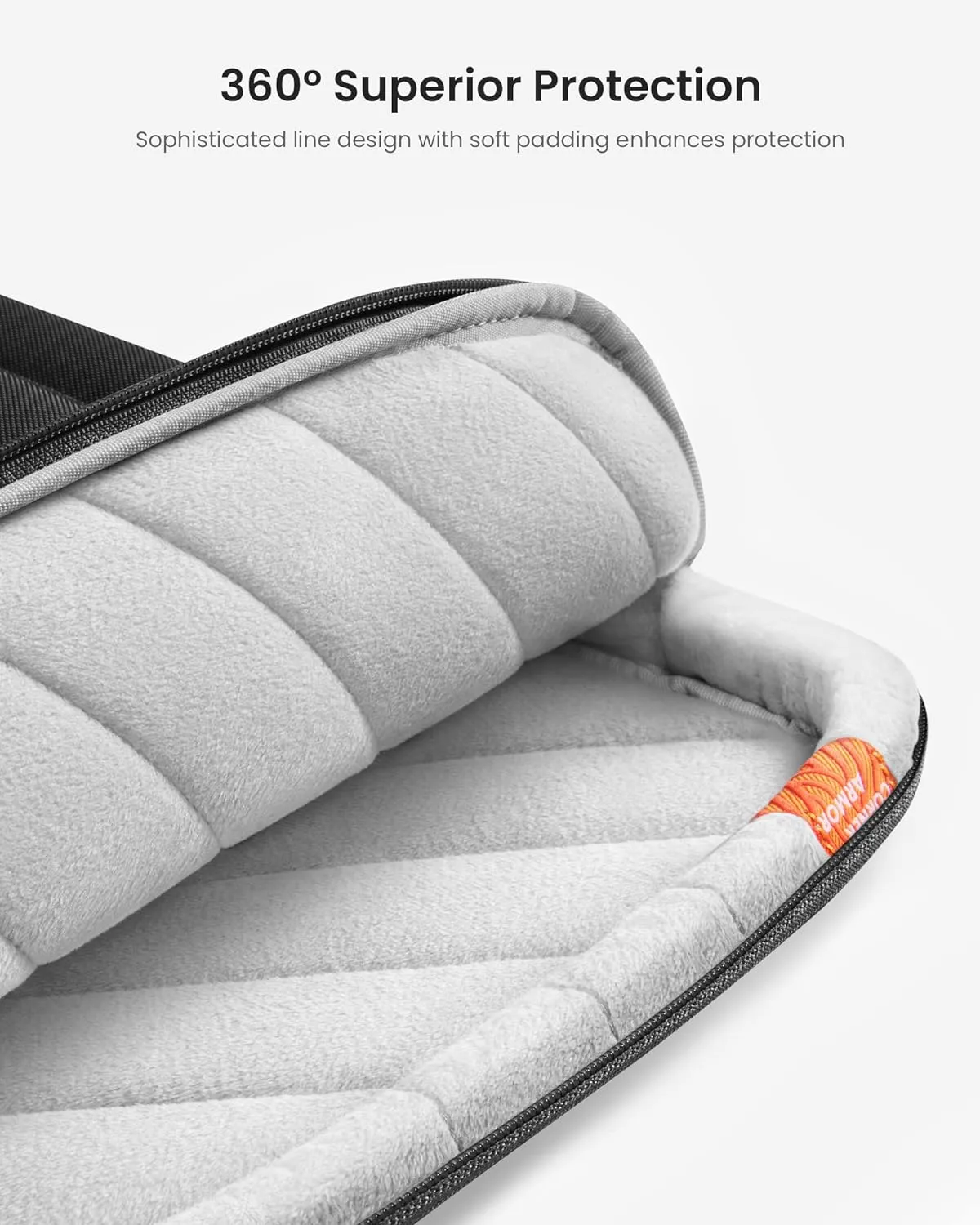 tomtoc 360 Protective Laptop Shoulder Bag for 13-inch 2025 MacBook Air M4/A3240, M3/A3113, M2/A2681, M1/A2337, MacBook Pro M2/A2686 M1/A2338, Water-Resistant Laptop Accessory Carrying Case Sleeve