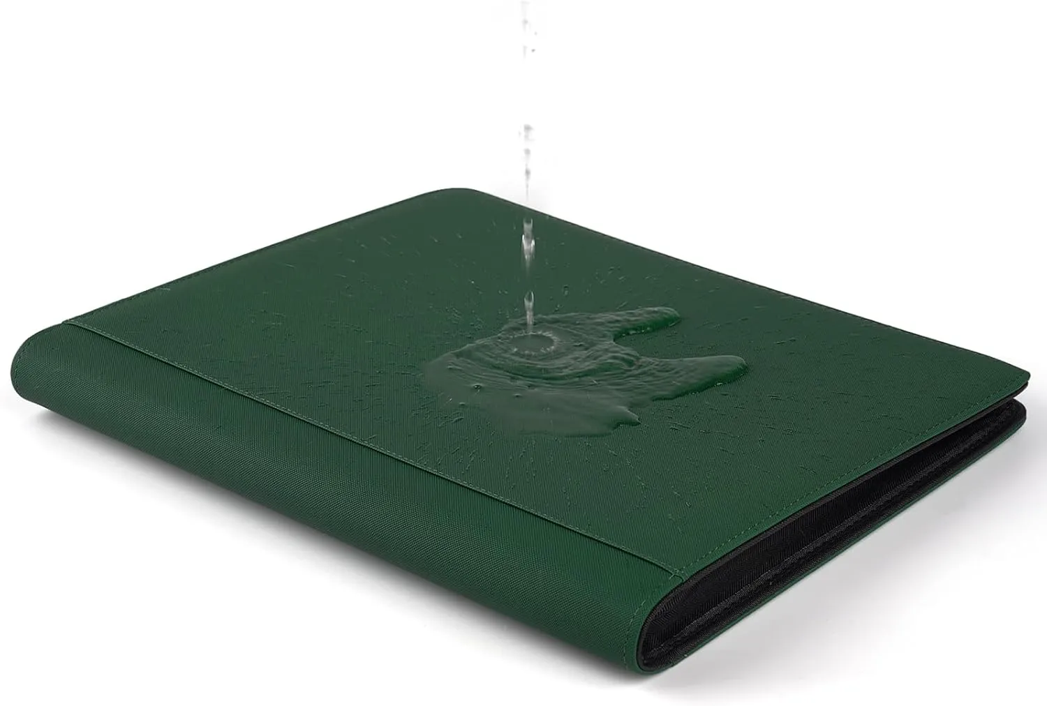 Toploader Binder, Holds 324 Toploaders, 9 Pocket Top Loader Binders with Sleeves for 3 x 4'' Toploaders, Double-Sided Pocket Top Loader Storage Binder, Trading Card Binder - Diamond Green