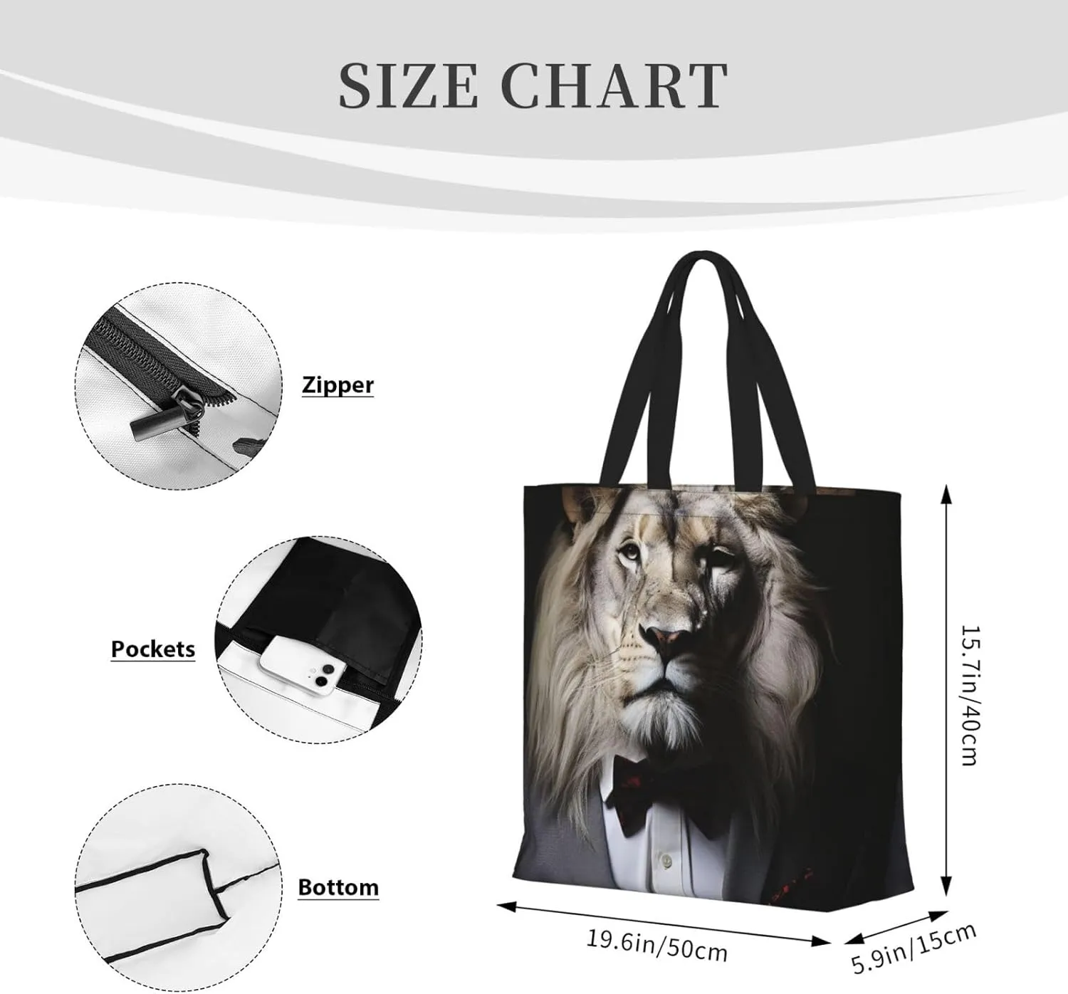 Tote Bag for Women Grocery Bag Reusable Shopping Bag Blooming flowers Handbag Foldable Shoulder Bag
