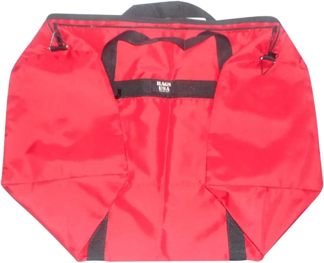 Travel Bag, Extra Large Duffle With Side Pocket 30" Width, Water Resistant Made In USA.