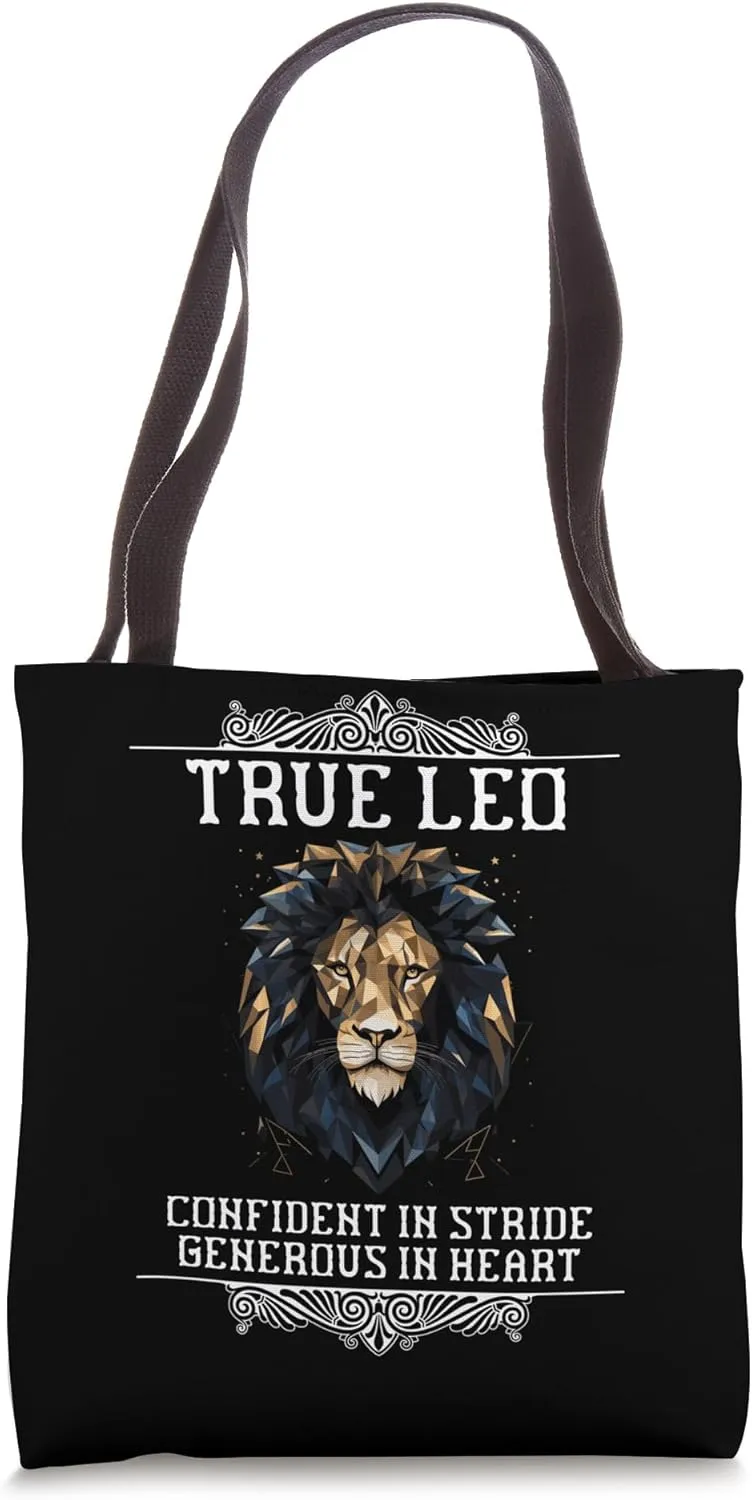 True Leo Confident In Stride Generous In Heart Tote Bag