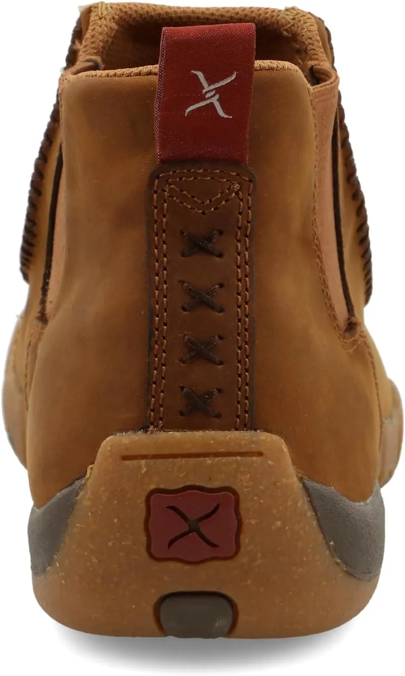 Twisted X Men's 4" Chelsea Driving Moc, Moc Toe with CellSole