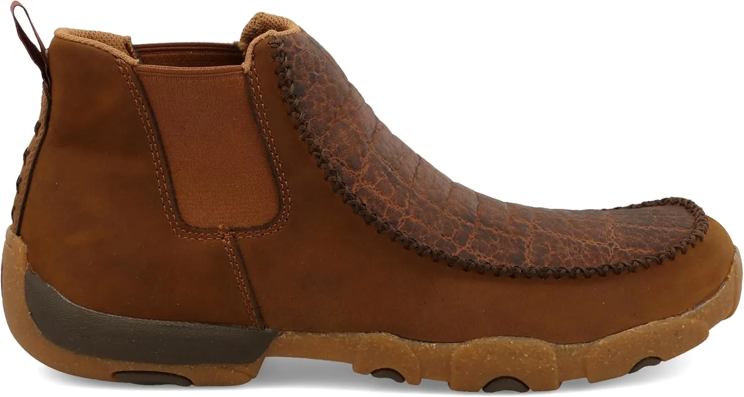 Twisted X Men's 4" Chelsea Driving Moc, Moc Toe with CellSole