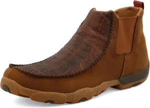 Twisted X Men's 4" Chelsea Driving Moc, Moc Toe with CellSole