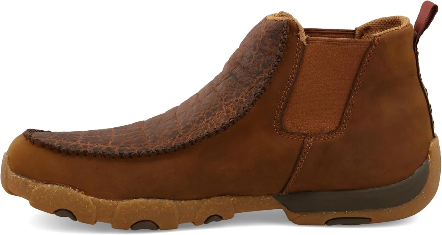 Twisted X Men's 4" Chelsea Driving Moc, Moc Toe with CellSole