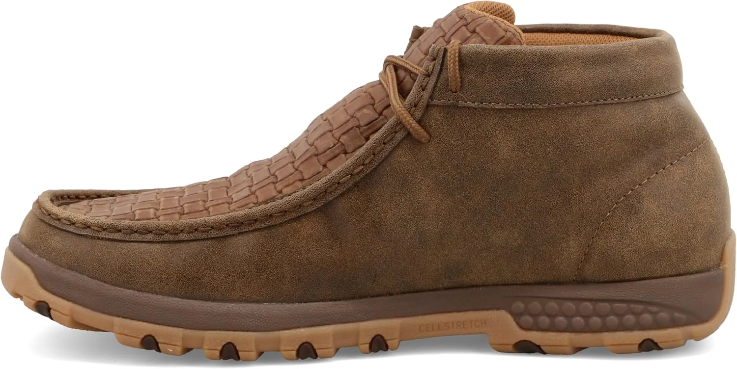 Twisted X Men's Chukka Driving Moc, Moc Toe with CellStretch
