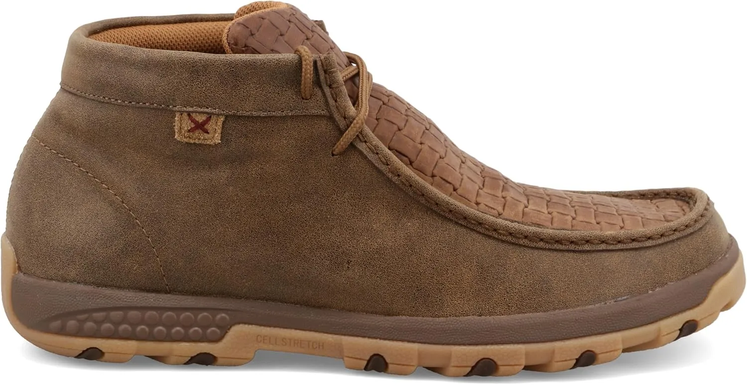 Twisted X Men's Chukka Driving Moc, Moc Toe with CellStretch