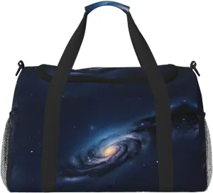 Universe Milky Way Galaxy print Carry on Bag Underseat forTraveling Personal Item Bag Travel Duffel Bag Gym Bag for Women Men