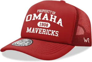 University of Nebraska Omaha Mavericks Property College Cap Hat - Red