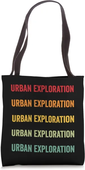 Urban Exploration Lover, Urban Exploration Hobbyist, Rainbow Tote Bag