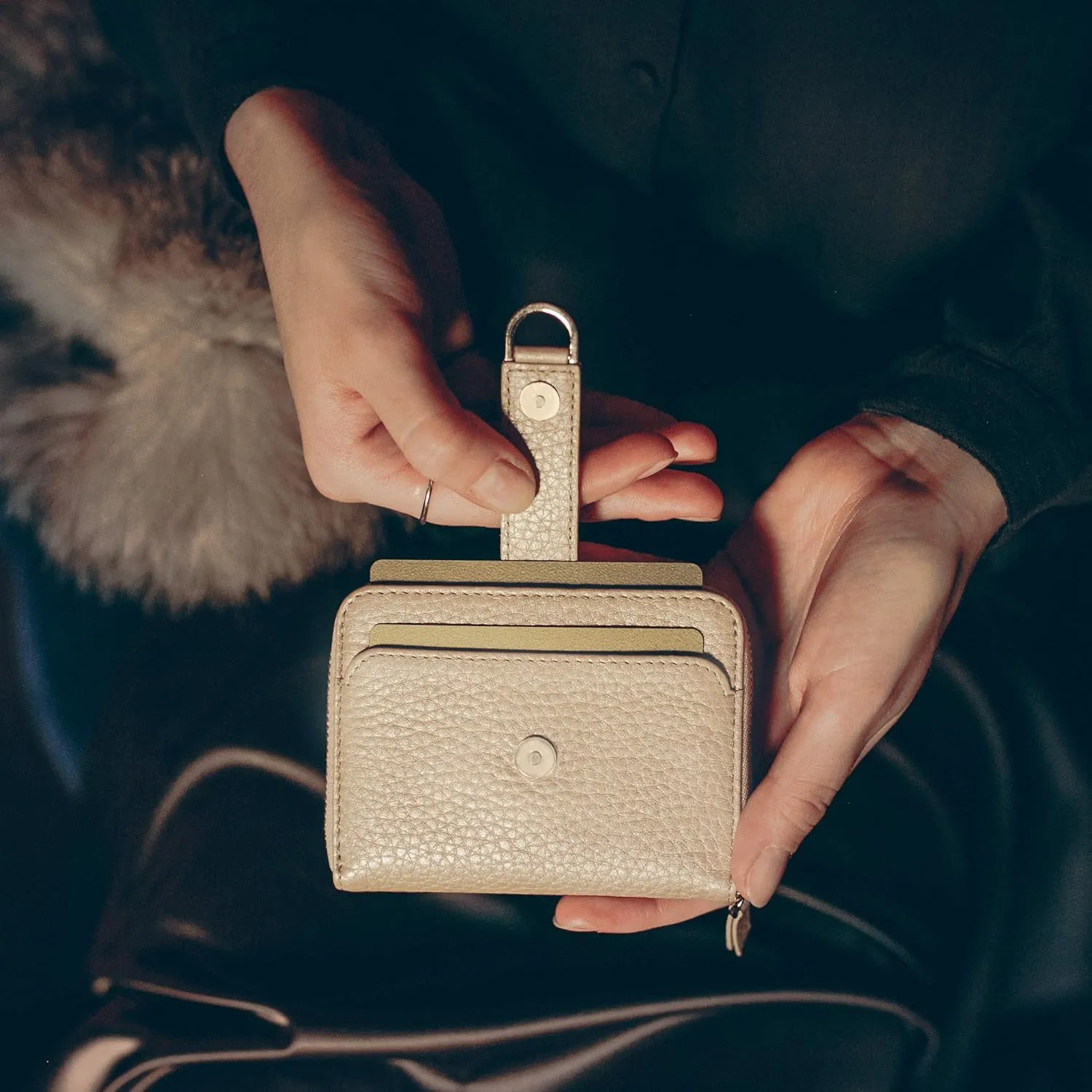 Vaultskin Small Wallet for Women, Leather Card Holder with RFID Blocking with Zipper Coin Pocket, Cash Pocket - Minimalist Wallet Women Slim Design for Everyday Use
