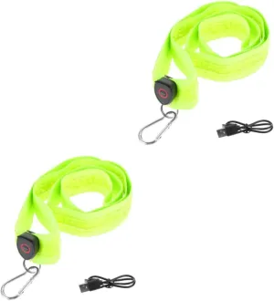 VICASKY Luminous Cross Shoulder Straps Running LED Armband Running Light LED Strip Glowing LED Shoulder Belt