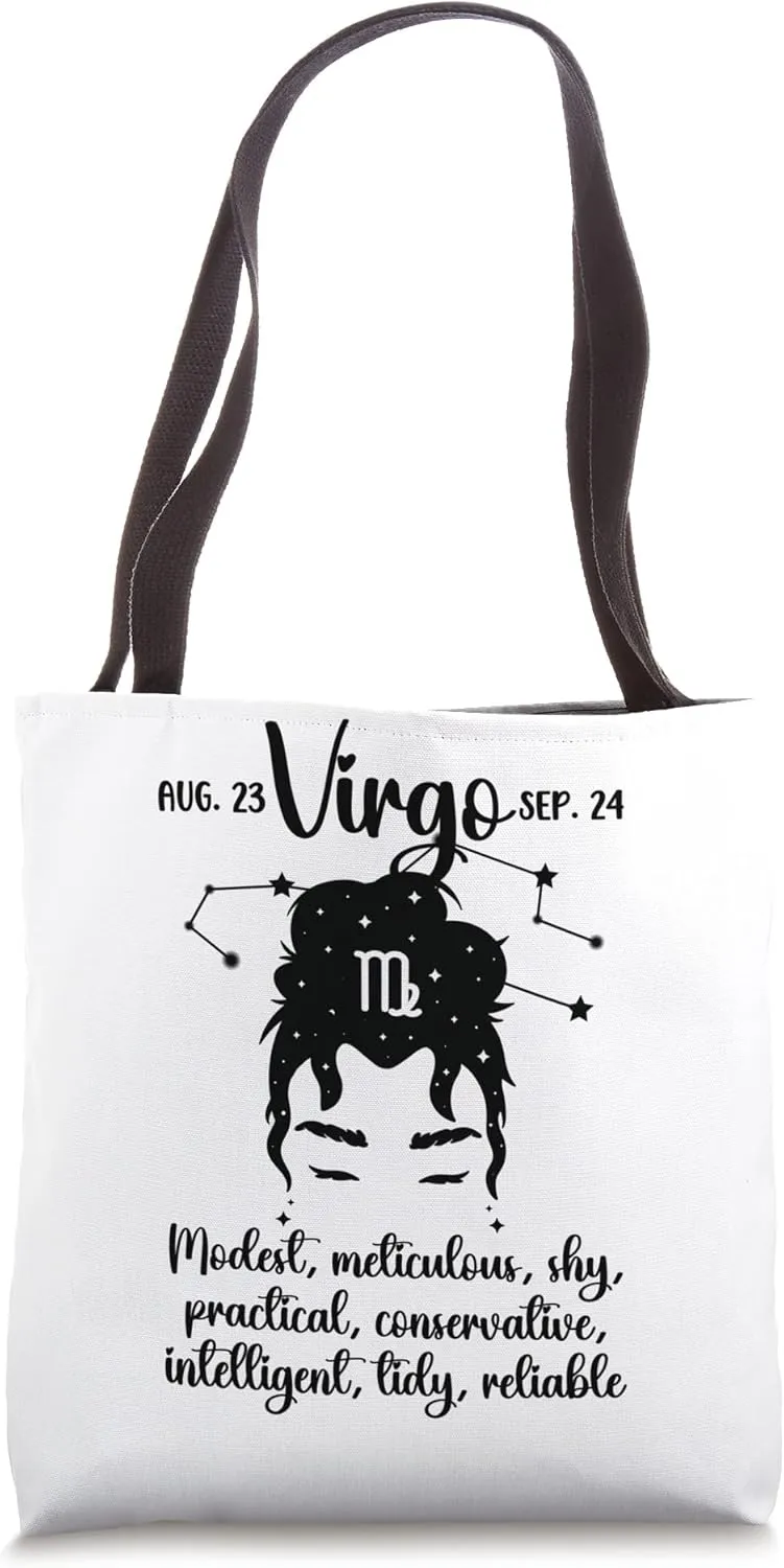 Virgo Facts Virgo Zodiac Sign Virgo Birthday Virgo Horoscope Tote Bag