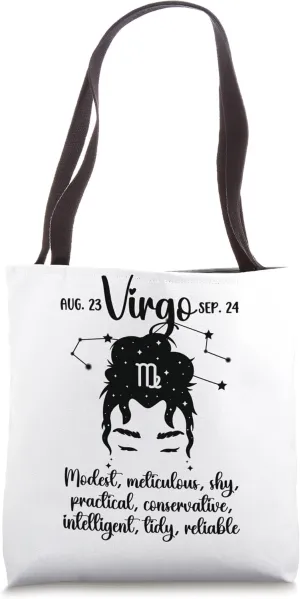 Virgo Facts Virgo Zodiac Sign Virgo Birthday Virgo Horoscope Tote Bag