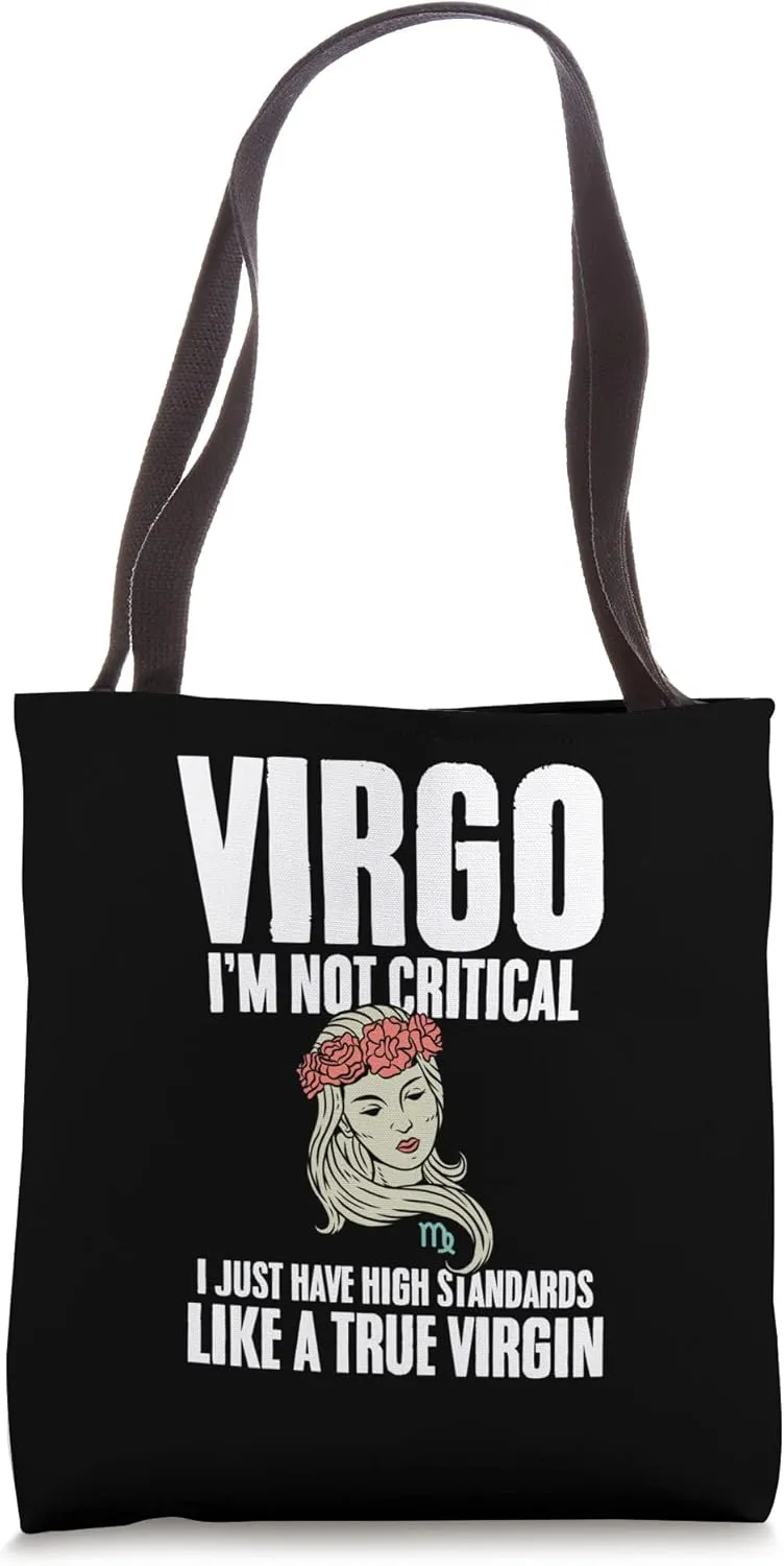 Virgo I Just Have High Standards Zodiac for Astrologers Tote Bag