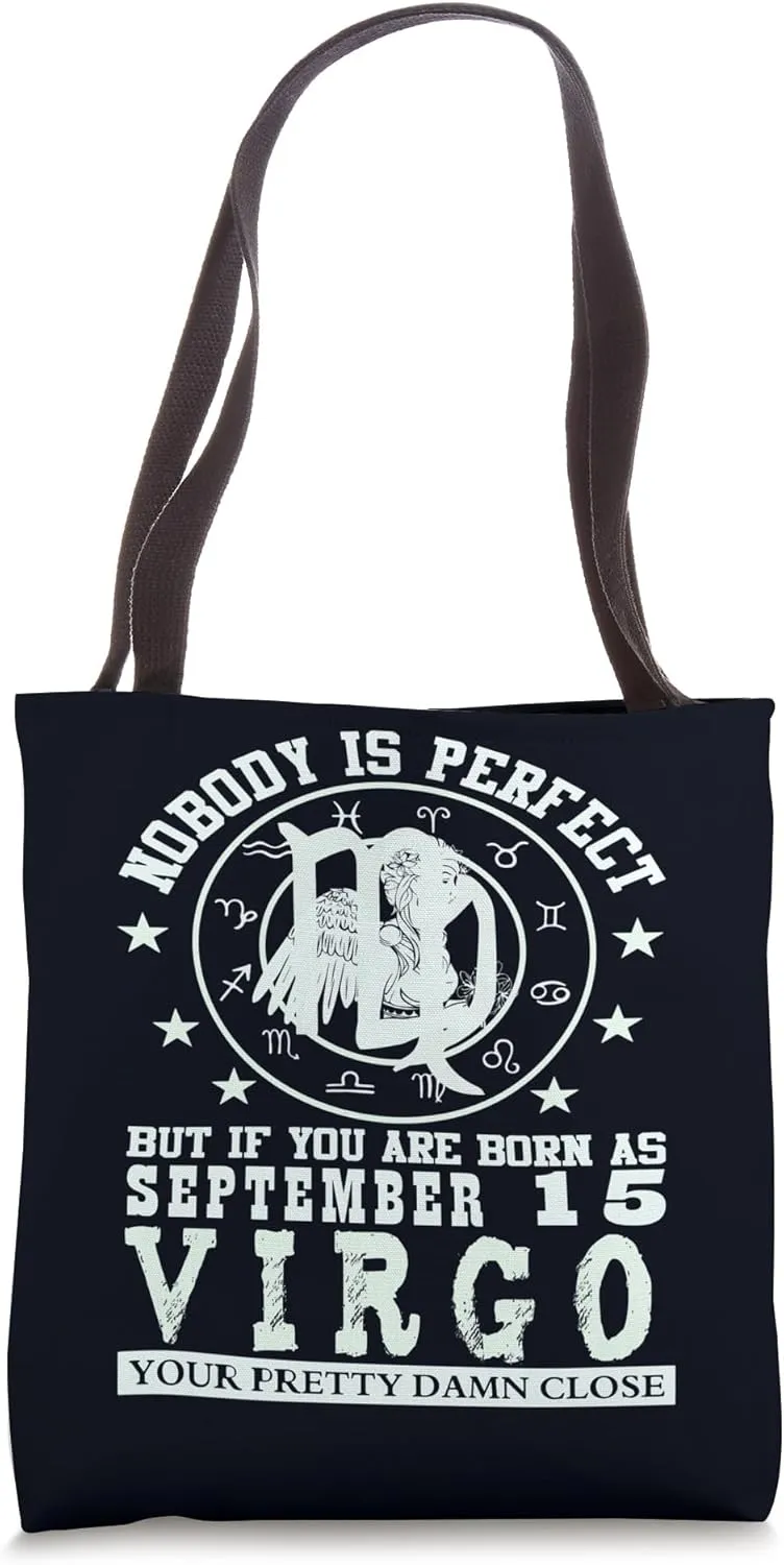 Virgo Zodiac Sign Astrology Horoscope September 15 Birthday Tote Bag