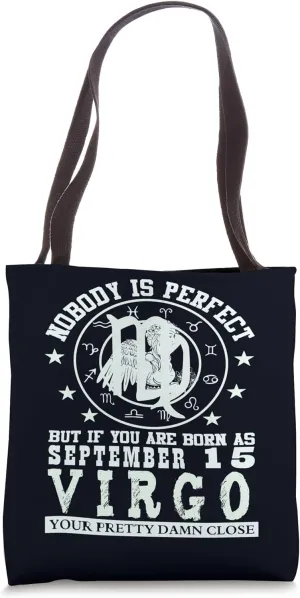 Virgo Zodiac Sign Astrology Horoscope September 15 Birthday Tote Bag