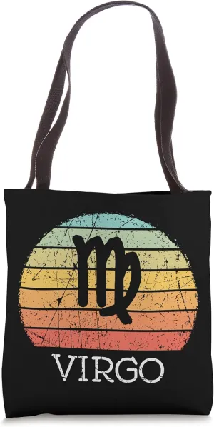 Virgo Zodiac sign symbol astrology Vintage birthday Virgo Tote Bag