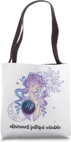 Virgo Zodiac Sign Virgo Horoscope Astrology Tote Bag