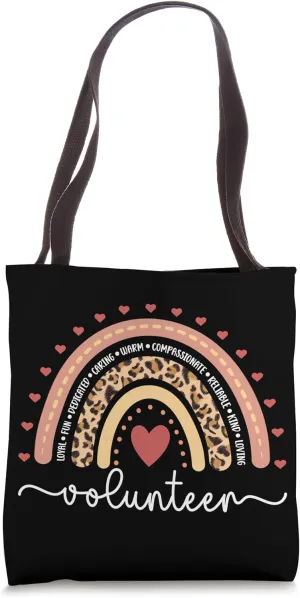 Volunteer Rainbow Voluntary Worker Volunteering Tote Bag