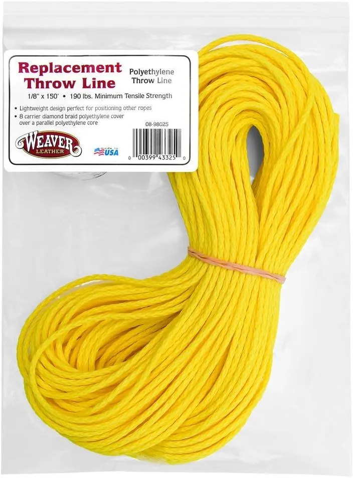 Weaver Leather Arborist Replacement Polyethylene Throw Line , Yellow
