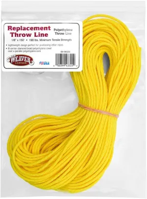 Weaver Leather Arborist Replacement Polyethylene Throw Line , Yellow