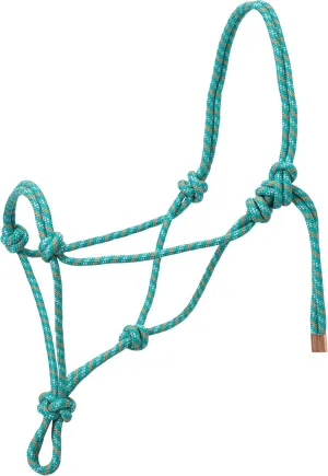 Weaver Leather Diamond Braid Rope Halter, Average Horse