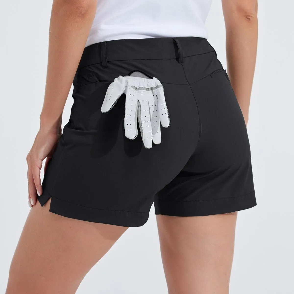 Willit Women's 4.5" Golf Shorts Quick Dry Outdoor Causal Shorts with Pockets Water Resistant
